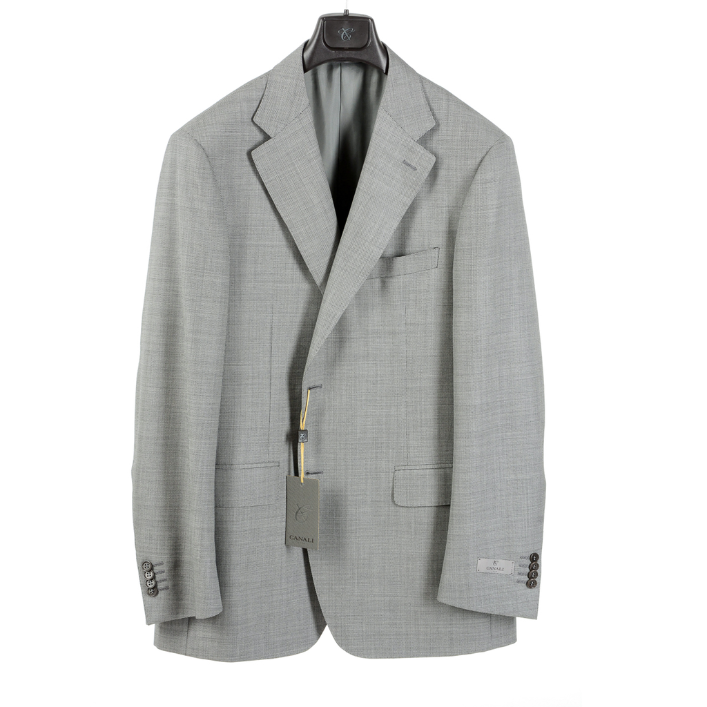 Canali Mens Suit Long Sleeves Grey