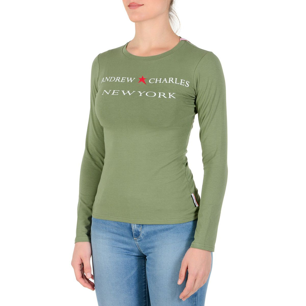 Camiseta de manga larga para mujer Andrew Charles By Andy Hilfiger TS602 031002 FENIX GREEN 003