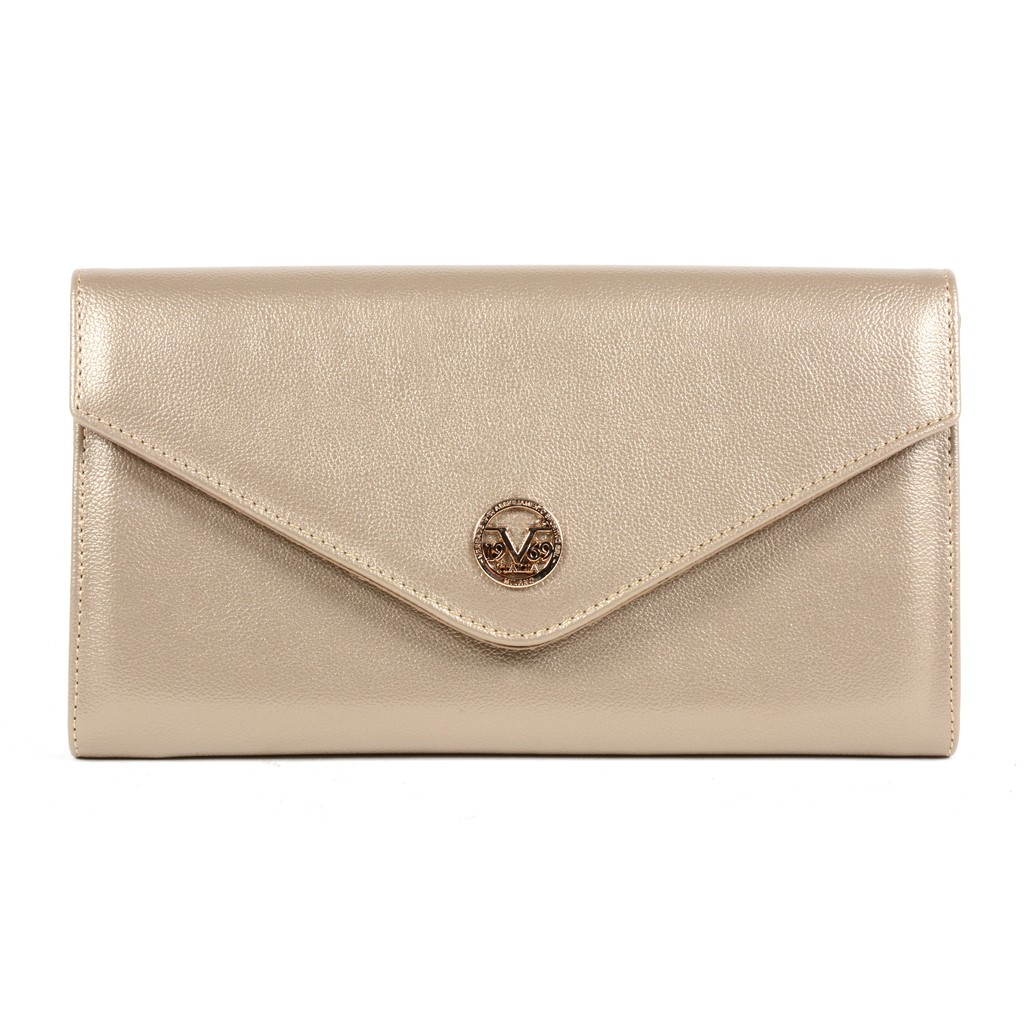 V 1969 Italia Womens Handbag Gold KYOTO