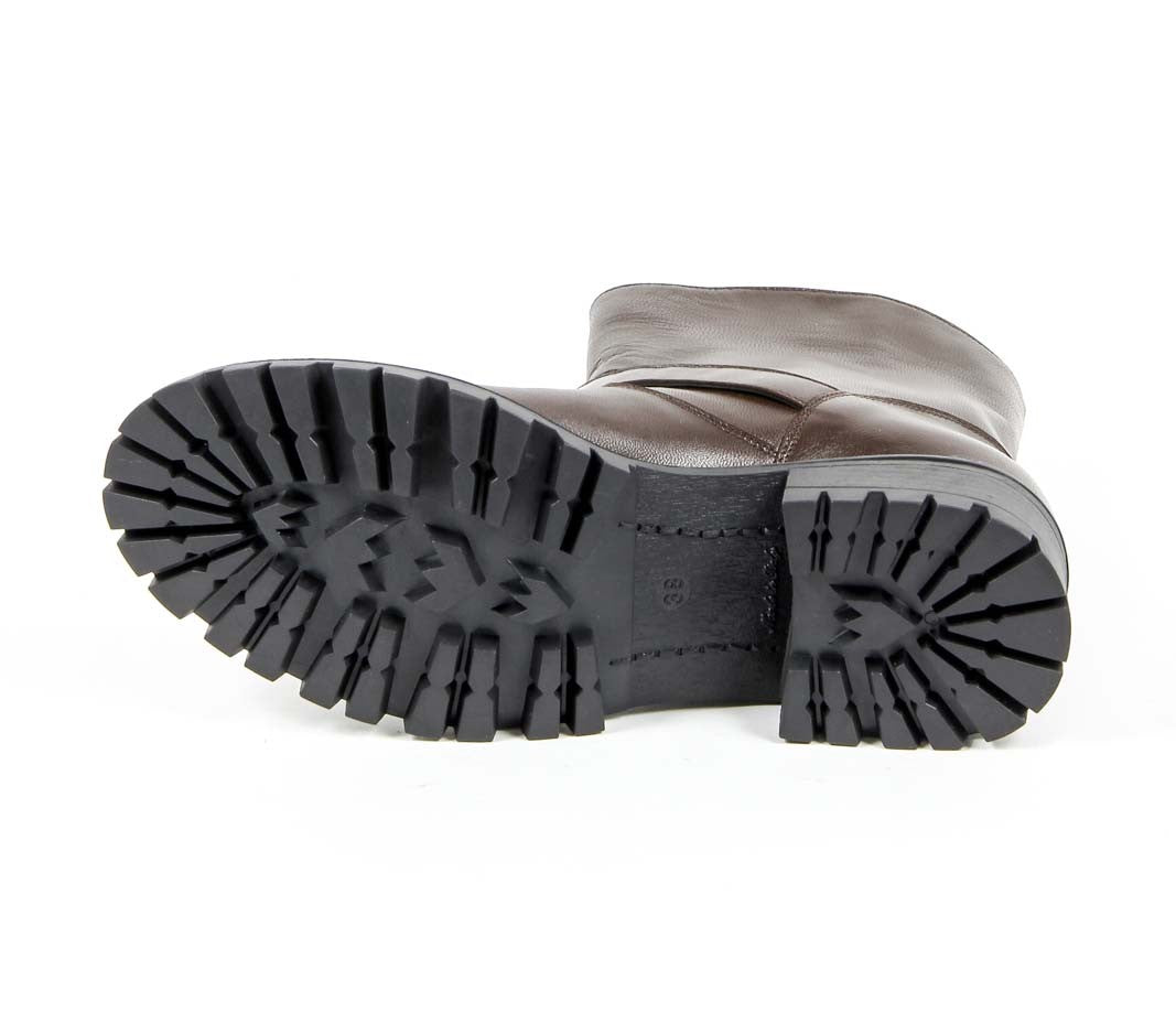 Bota corta para mujer V 1969 Italia B1441 NAPPA T. MORO