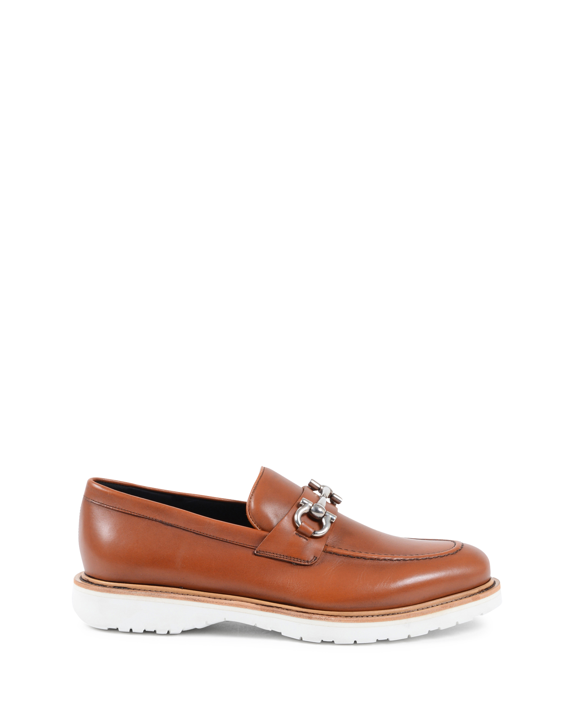 Mocasines Salvatore Ferragamo para hombre en color tostado COLLIN