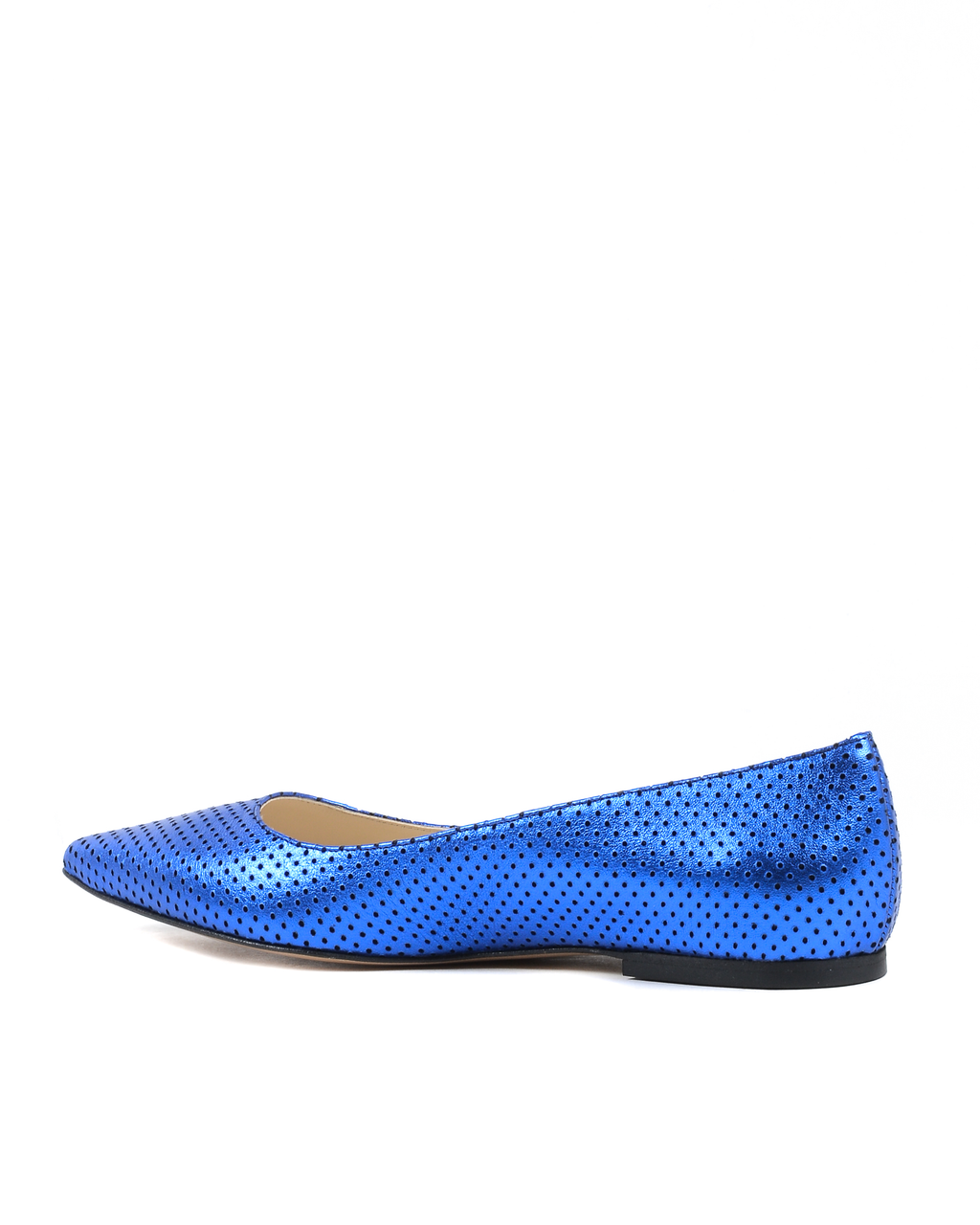 19V69 Italia Bailarina Mujer Lamè Azul 4747 TRAF LAM BLU ELETTRICO