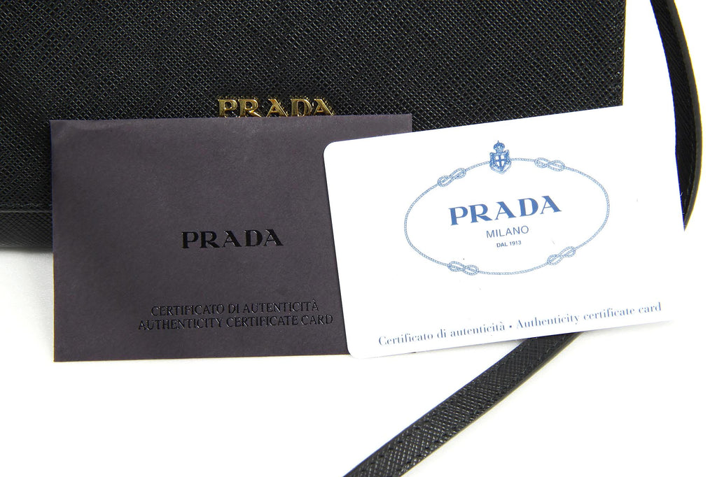 Bolso de mano Prada 1MT437 Nero Saffiano Metal