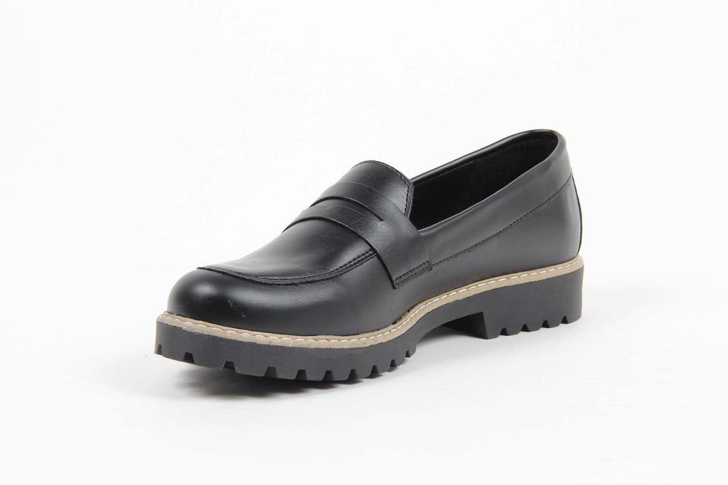 Mocasines italianos para mujer V 1969 MARGIE 3 PRINC. NERO