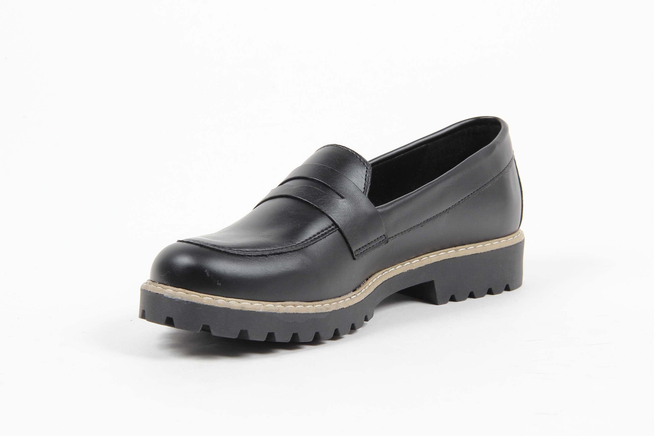 Mocasines italianos para mujer V 1969 MARGIE 3 PRINC. NERO