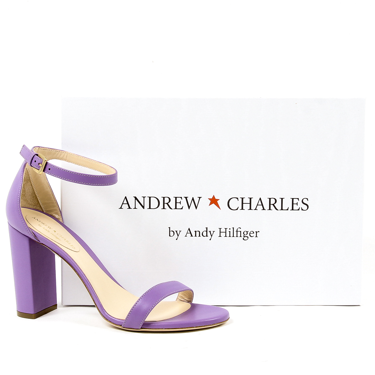 Andrew Charles Womens Sandal Lilac EMMA