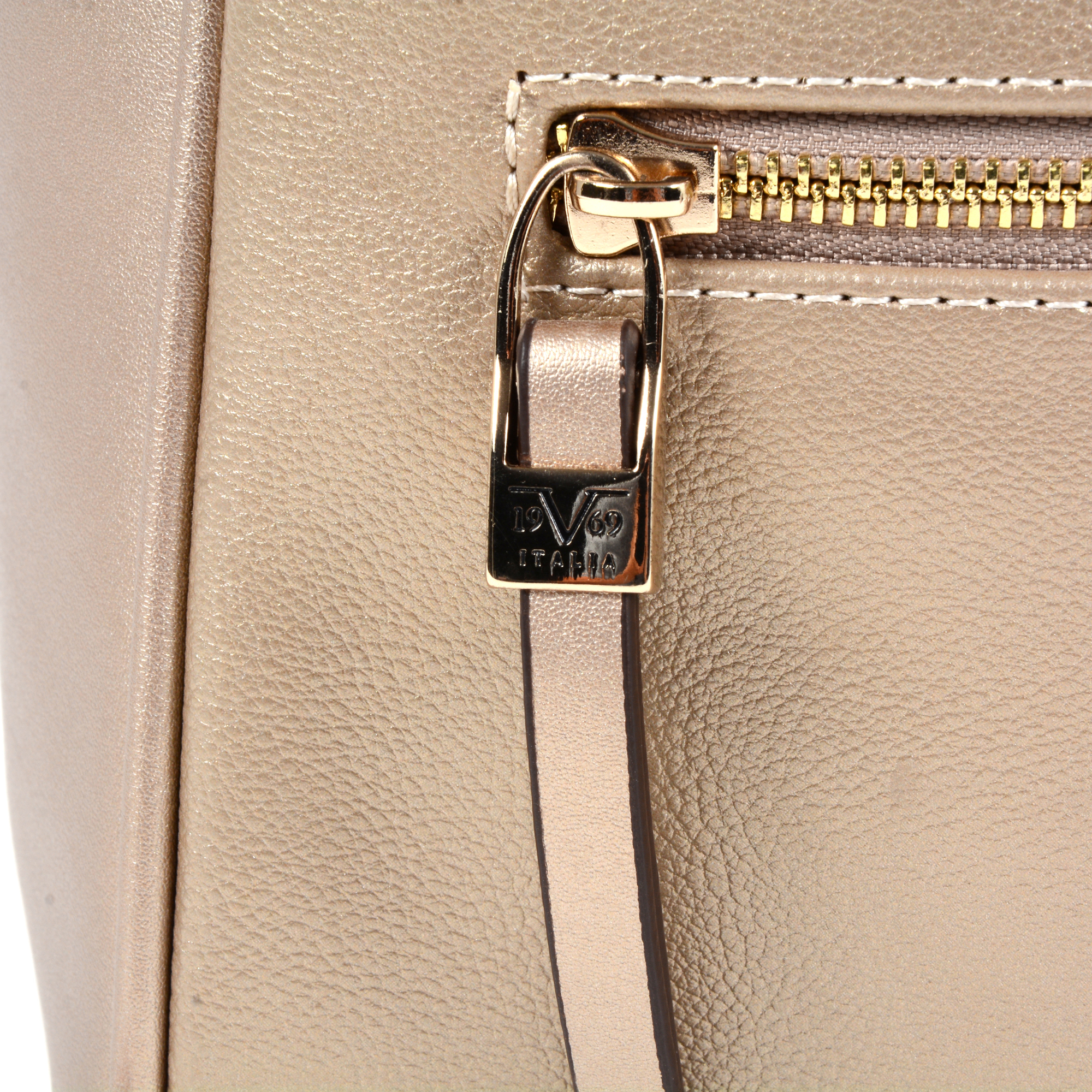 V 1969 Italia Womens Backpack Gold ISTANBUL