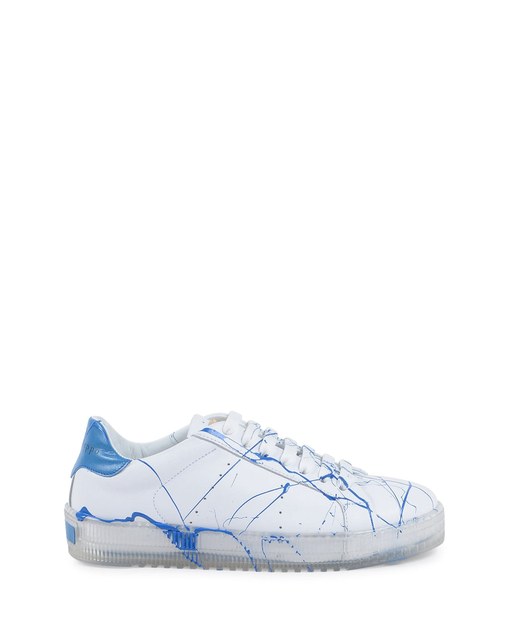 Zapatillas Splatter - Blanco Azul Claro