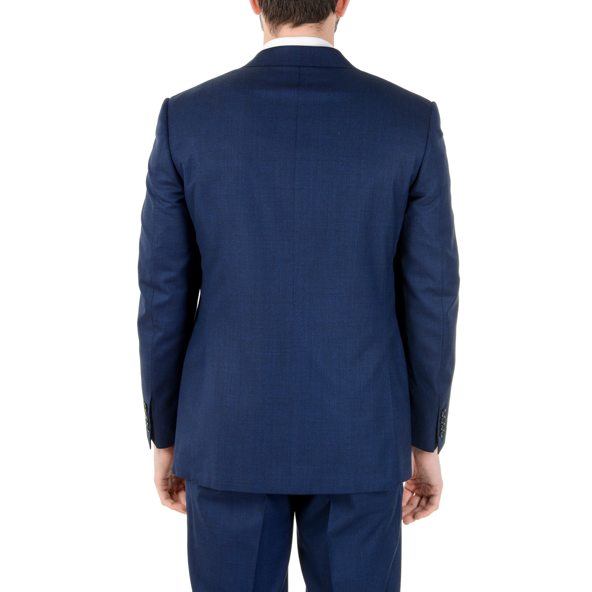 Canali Mens Suit Long Sleeves Blue Super 150's