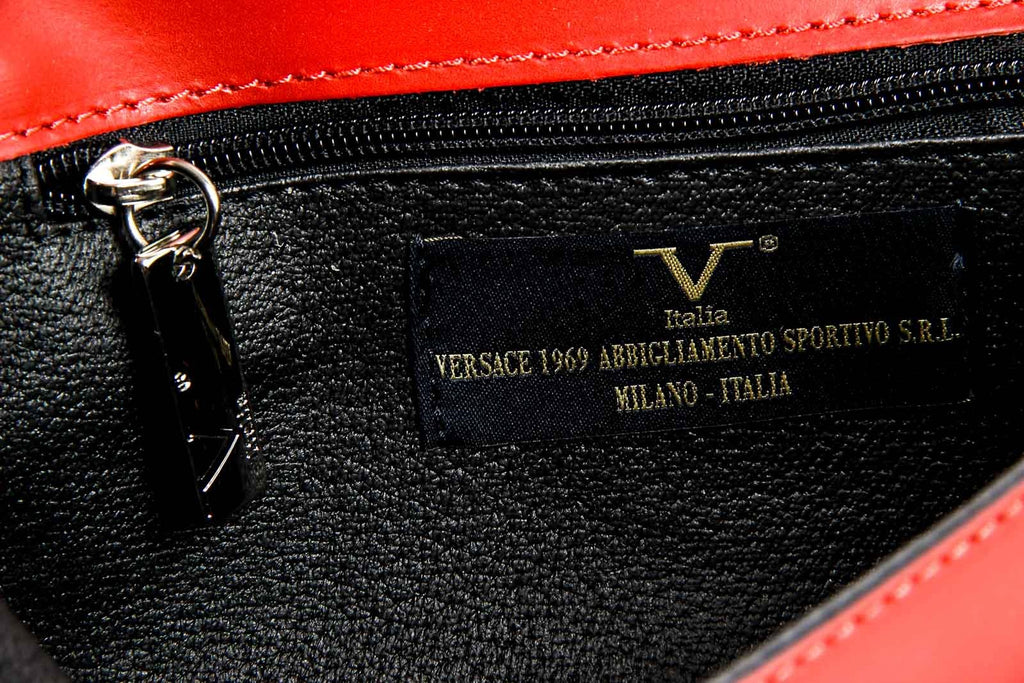 Bolso de mano para mujer V 1969 Italia V015-S RUGA ROSSO