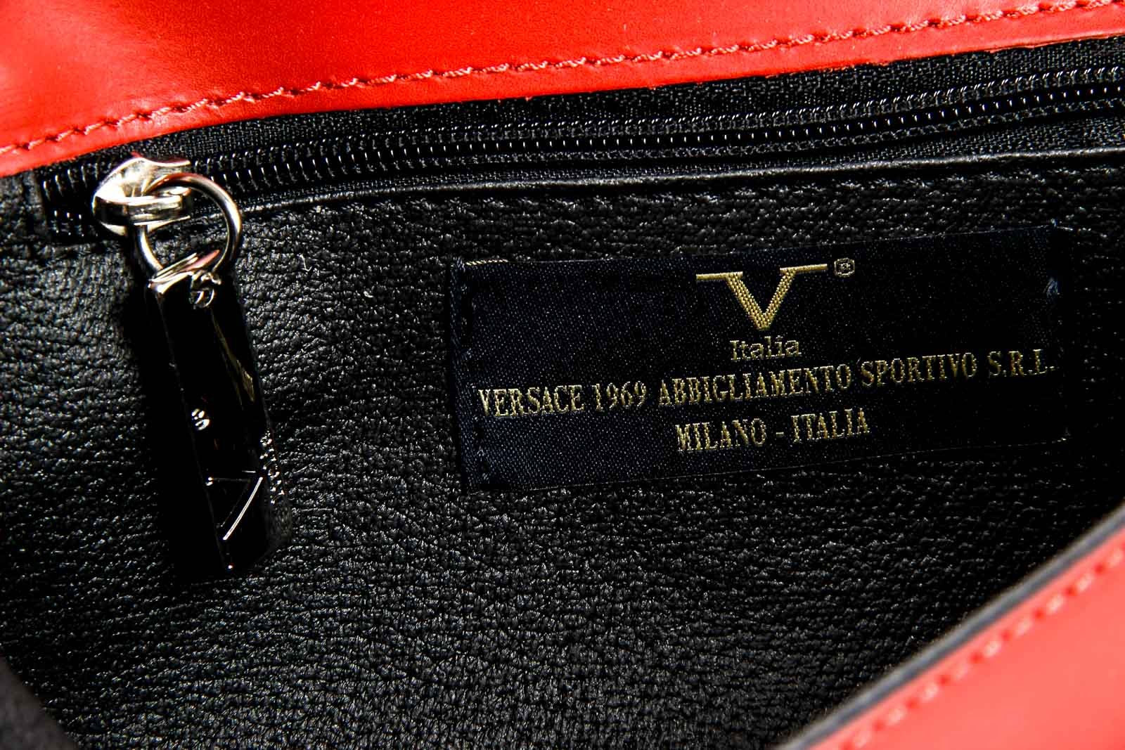Bolso de mano para mujer V 1969 Italia V015-S RUGA ROSSO