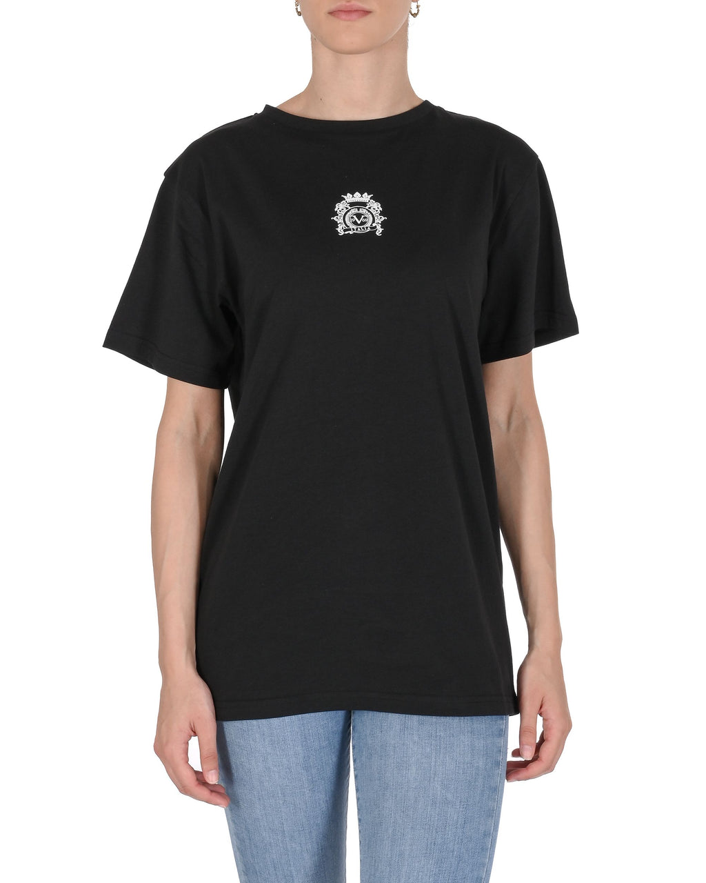 19V69 Italia Womens Long T-Shirt VSC1WTS02 BLACK