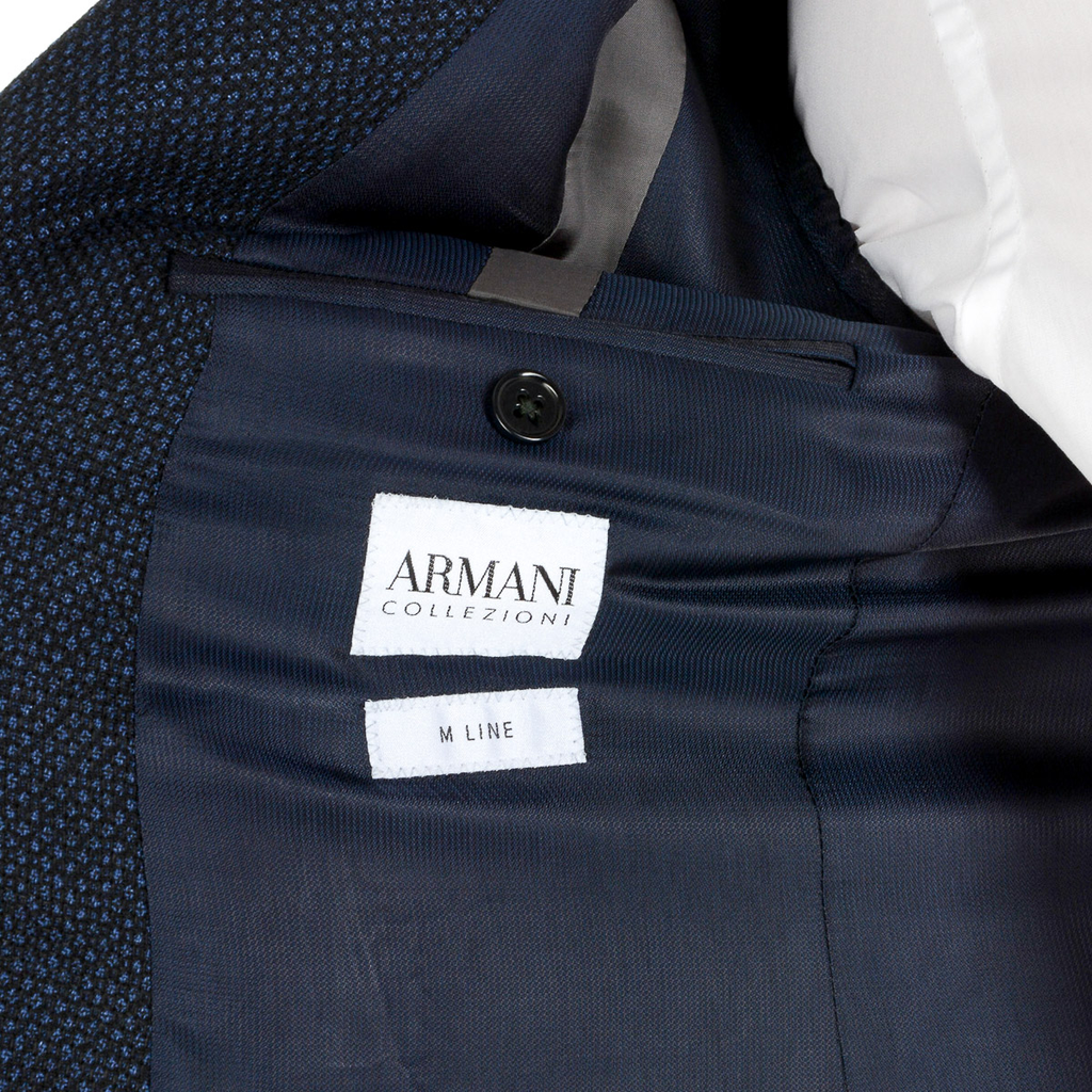 Armani Collezioni Mens Jacket Dark Blue