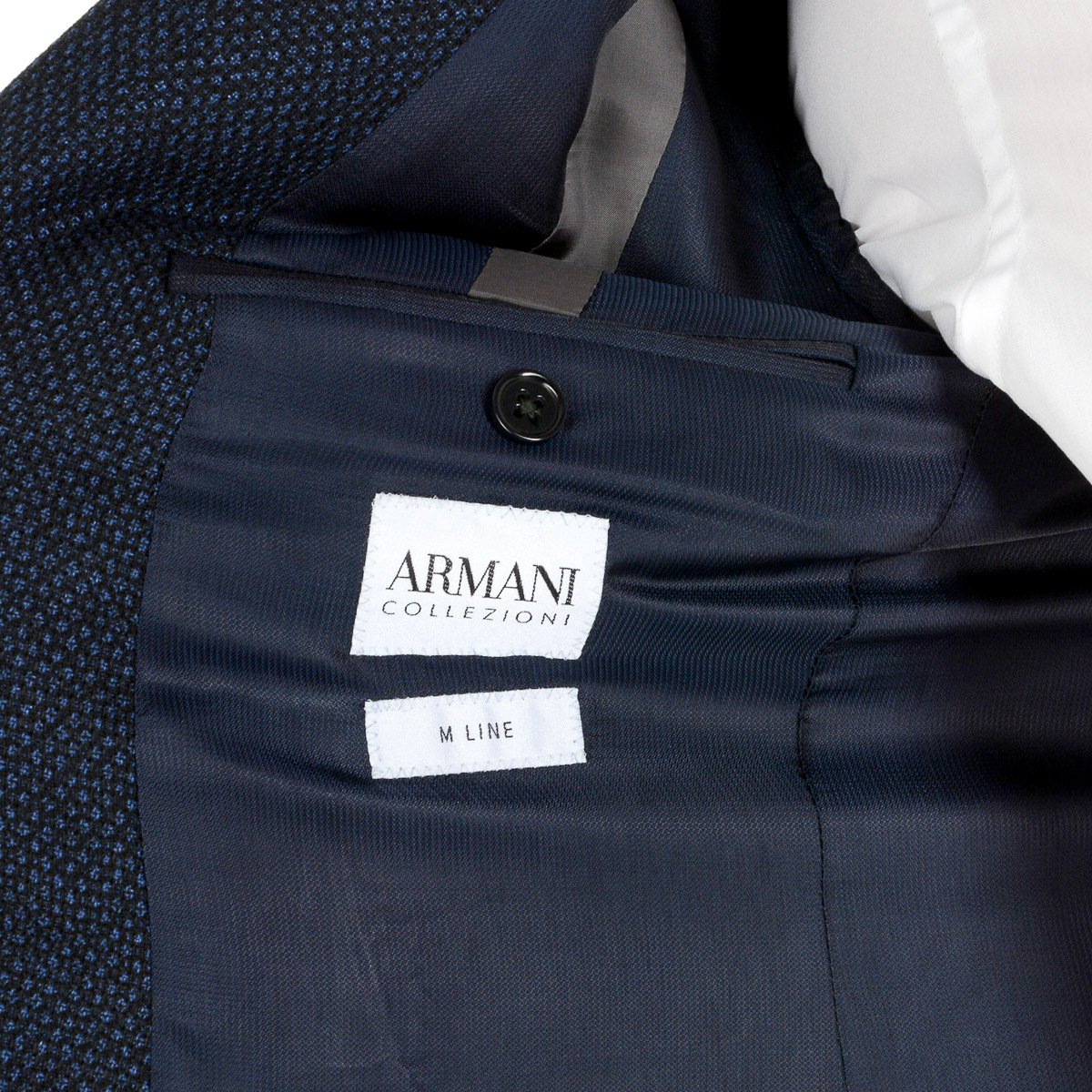 Armani Collezioni Mens Jacket Dark Blue