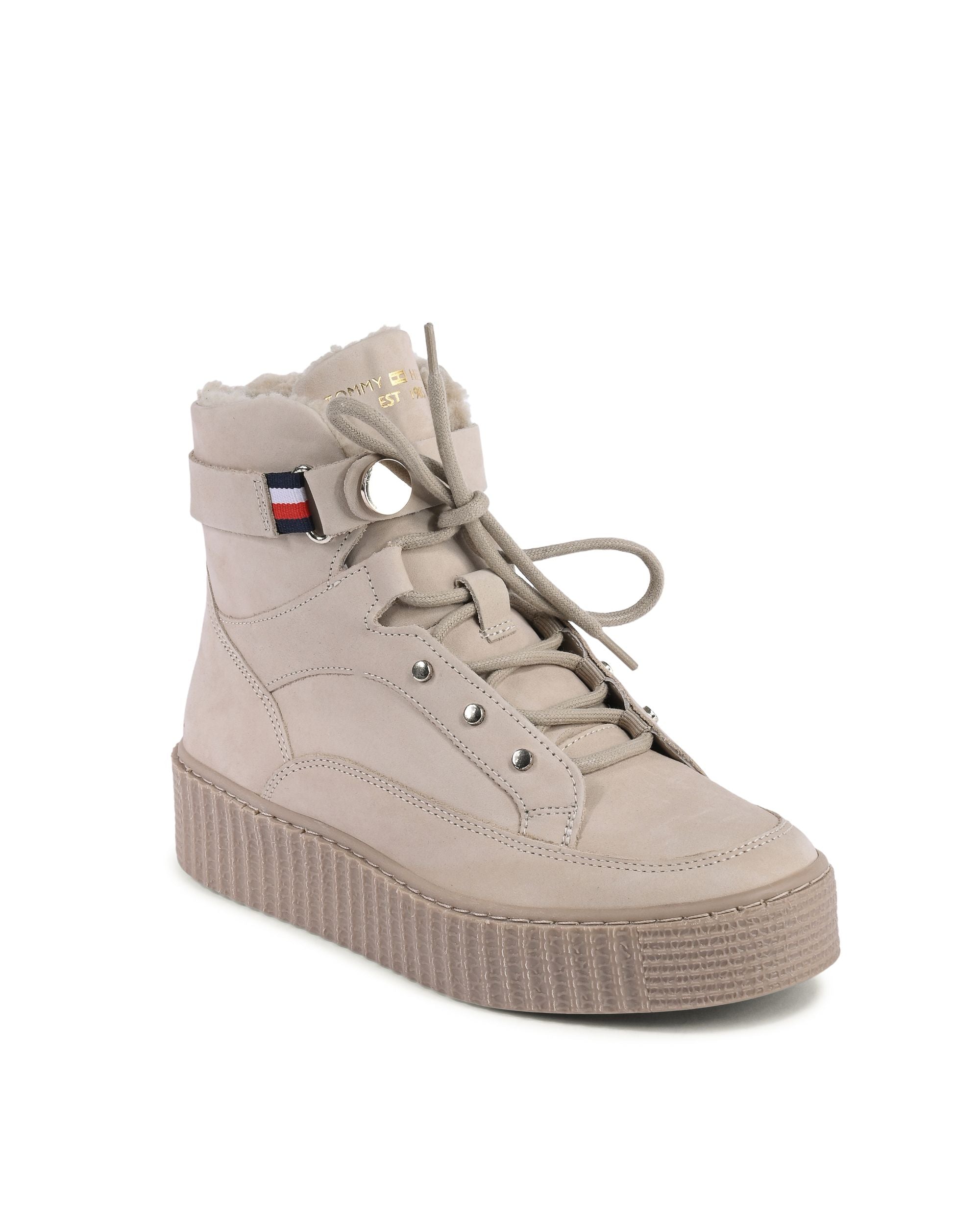 Botas Tommy Hilfiger para mujer BEIGE FW0FW06798ACI