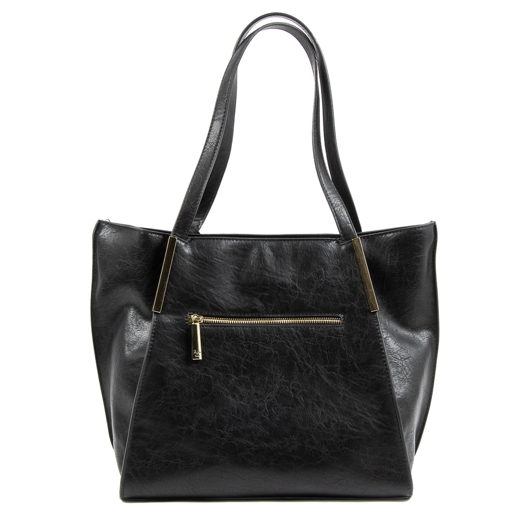 Bolso de mano para mujer V 1969 Italia negro REBECCA