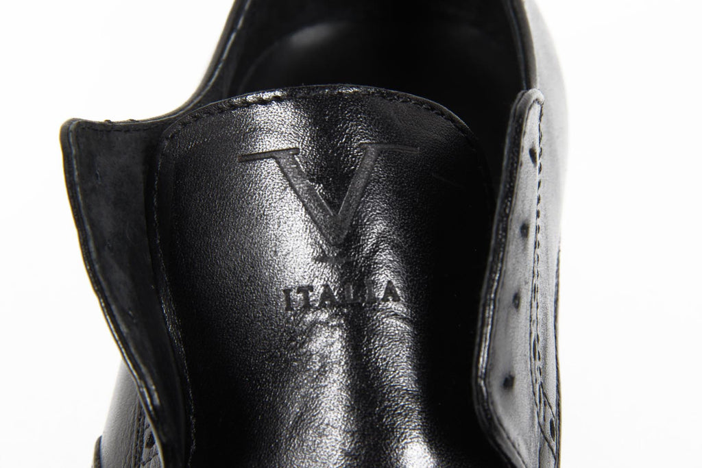Zapatos clásicos para hombre V 1969 Italia 1859 CRUST NERO