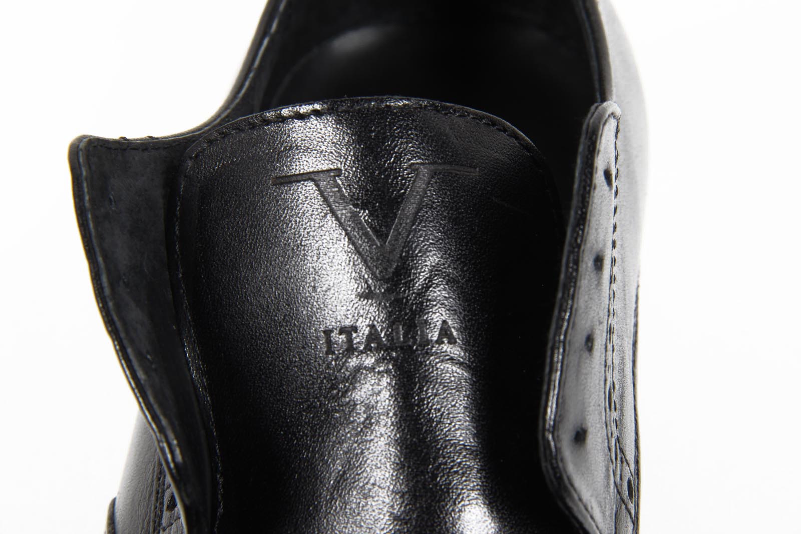 Zapatos clásicos para hombre V 1969 Italia 1859 CRUST NERO