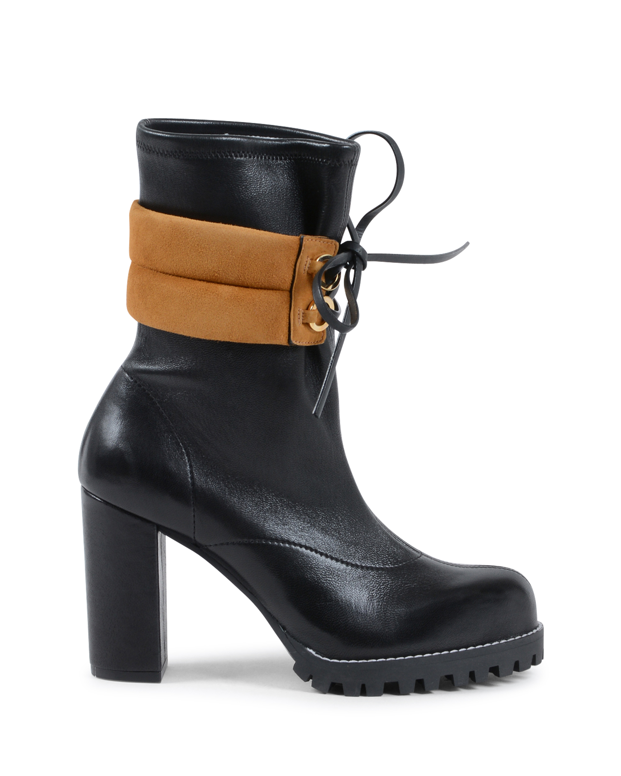 Bota corta Stuart Weitzman para mujer, color negro, BRONWYN