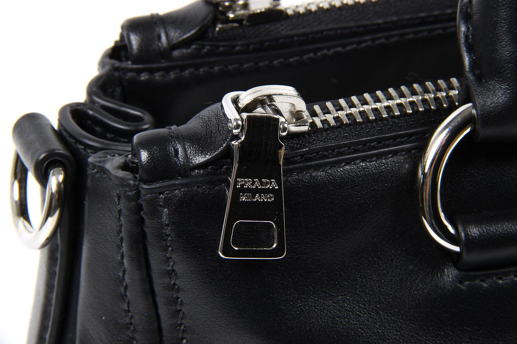 Bolso de compras Prada BN2866 Nero Soft Calf