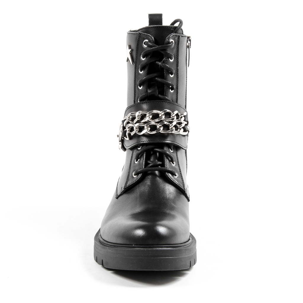 Andrew Charles Womens Short Boot Black AMY