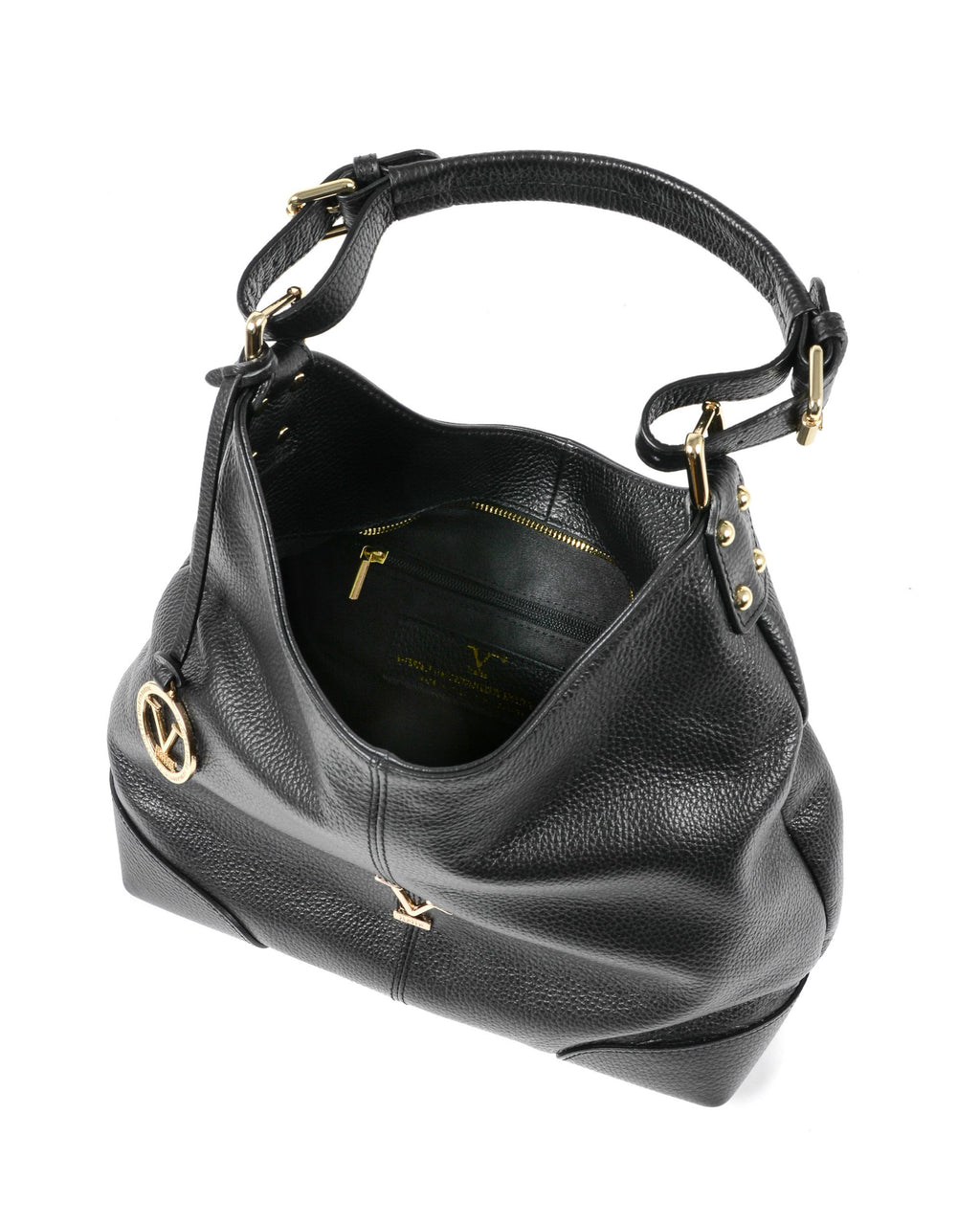 Bolso de hombro Mujer V Italia Negro V319 52 DOLLARO NERO