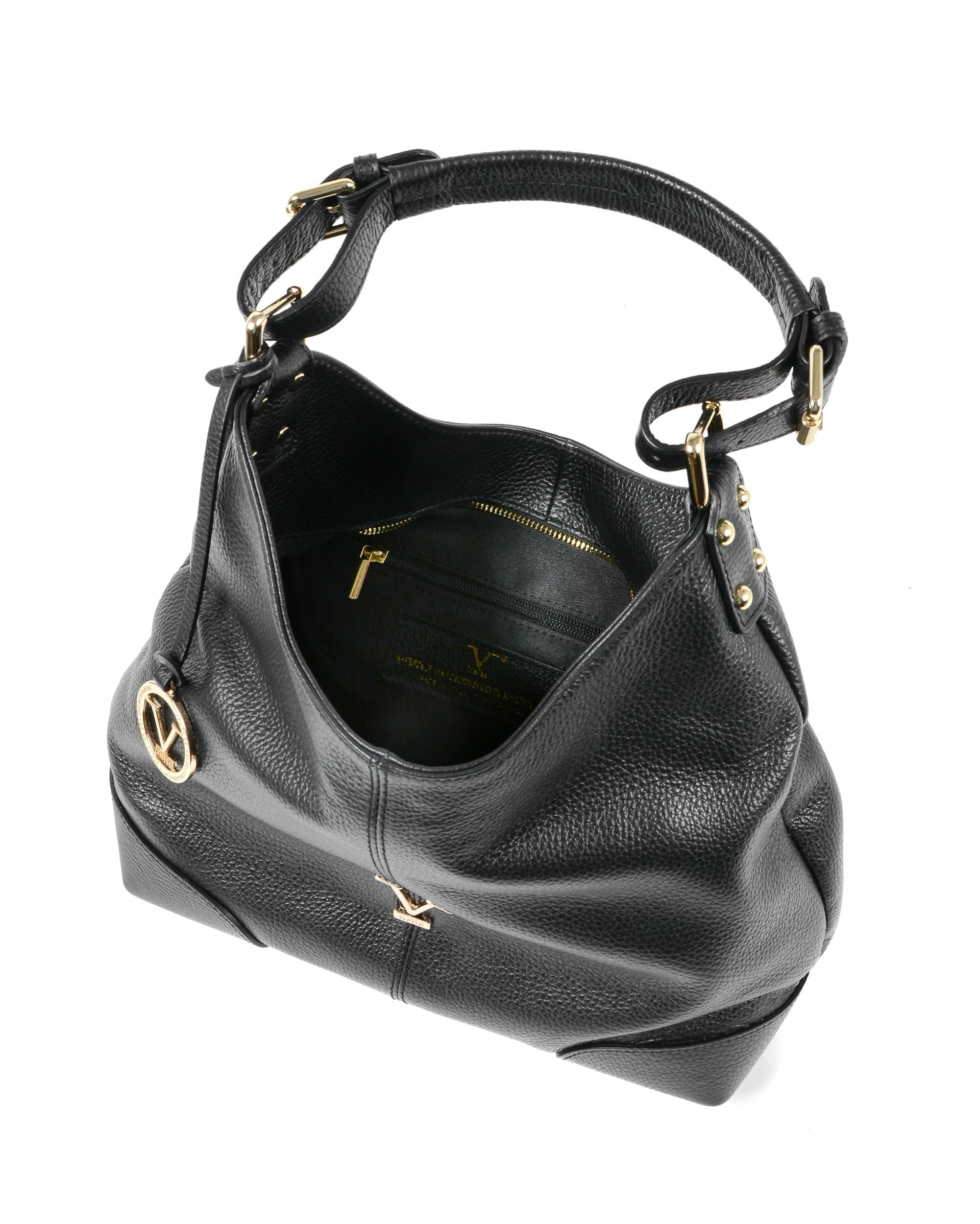Bolso de hombro Mujer V Italia Negro V319 52 DOLLARO NERO