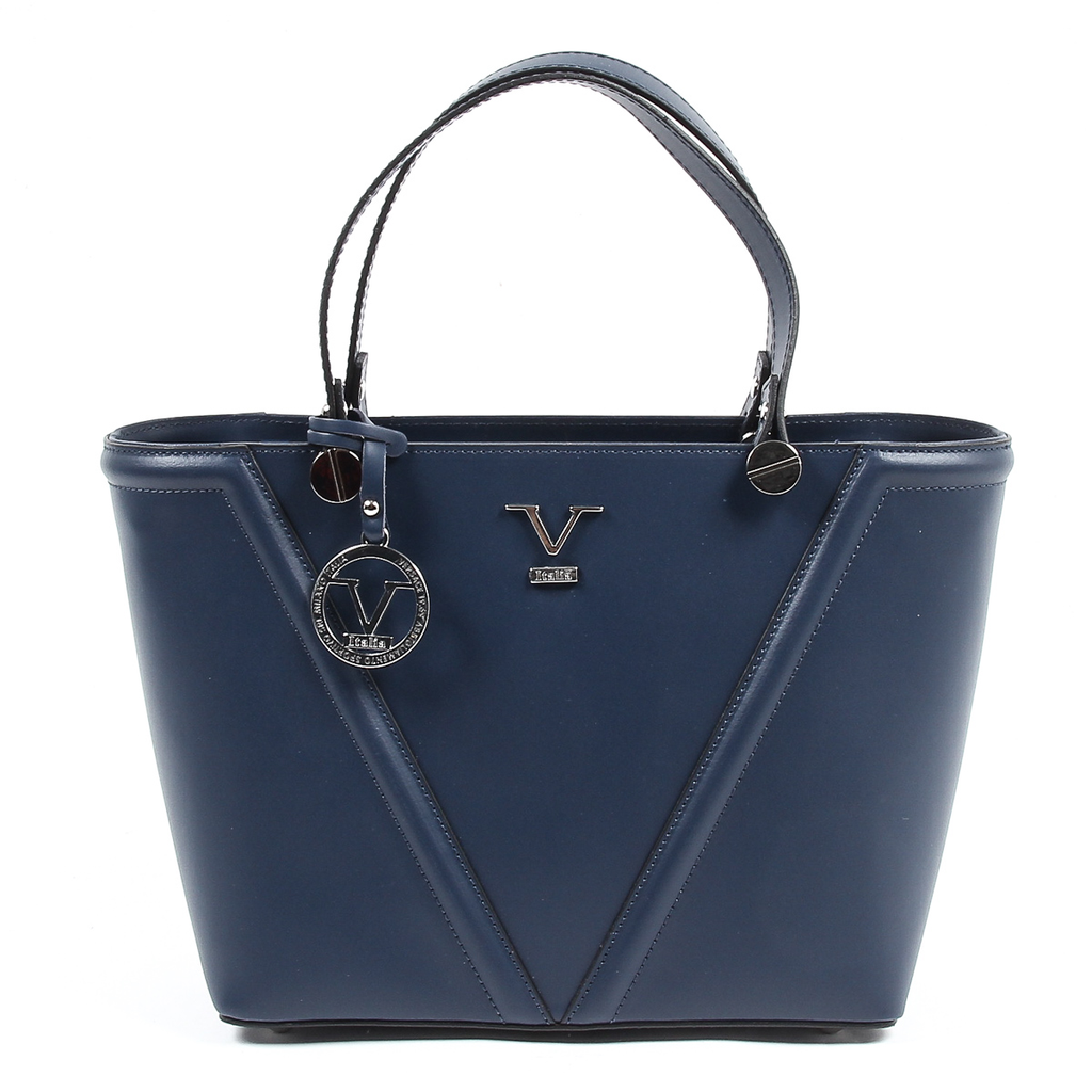 Bolso de mano para mujer V 1969 Italia V008-S RUGA BLU