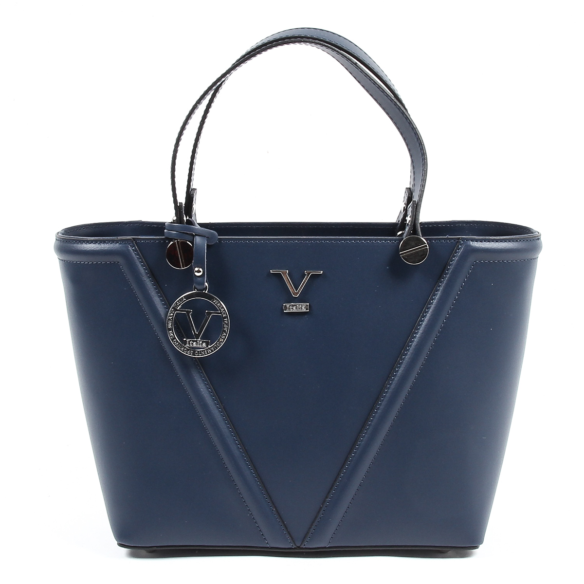 Bolso de mano para mujer V 1969 Italia V008-S RUGA BLU