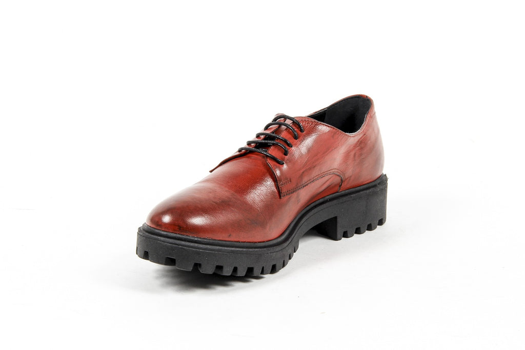 V 1969 Italia Zapato con cordones para mujer C01 VITELLO ROSSO
