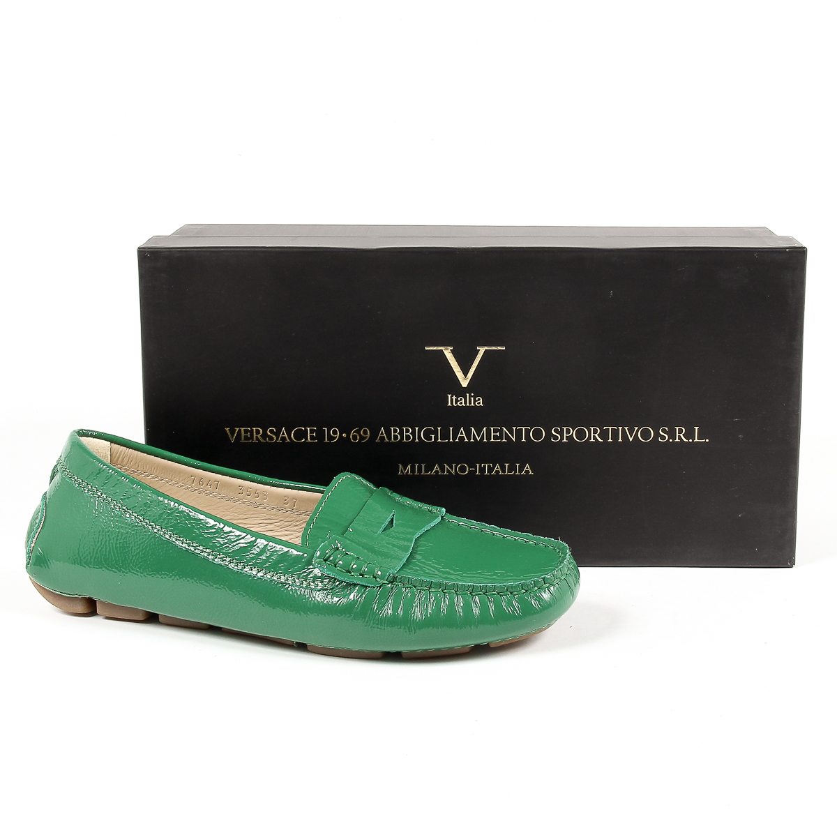 V 1969 Italia Womens Loafer Green AMALFI