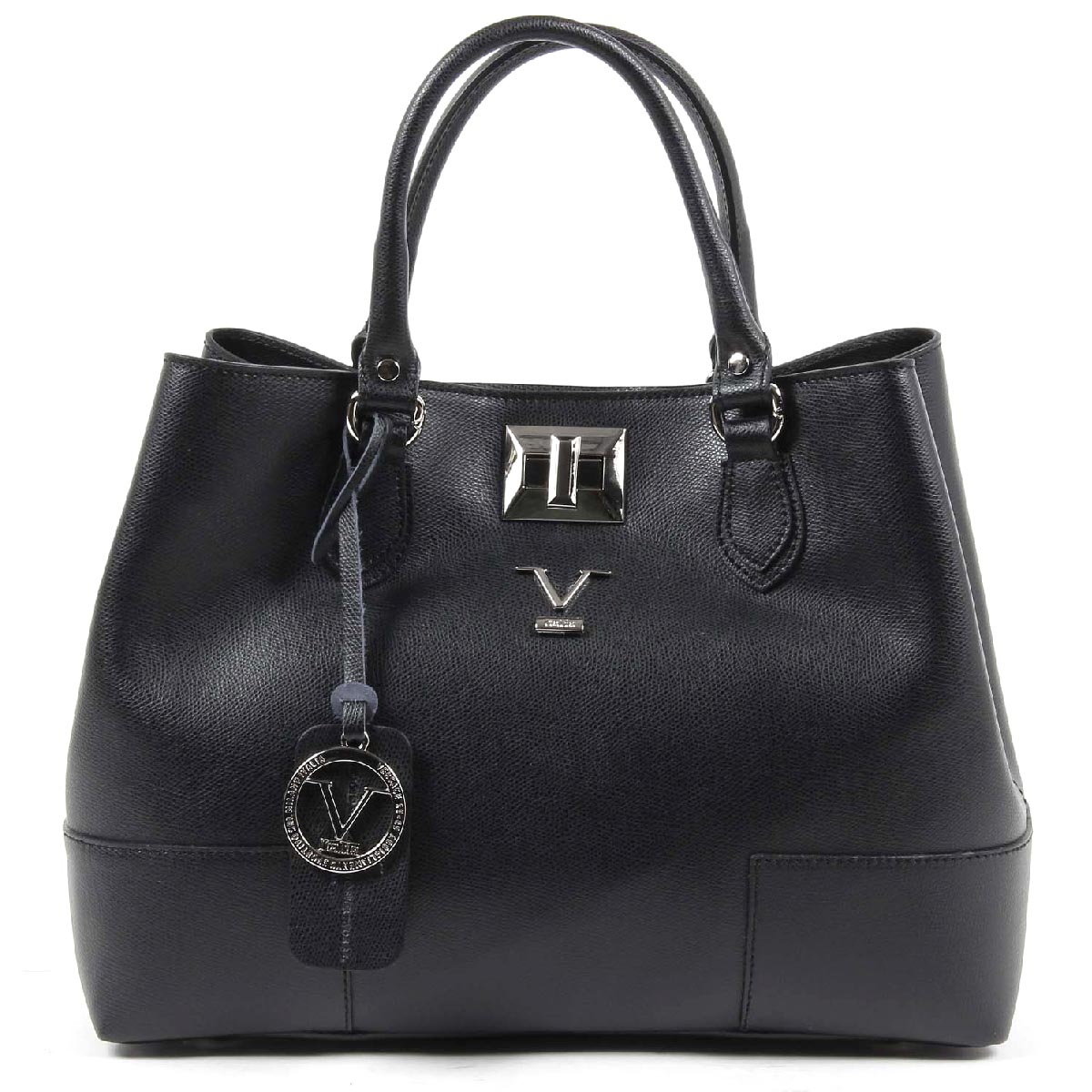 Bolso de mano para mujer V 1969 Italia V013-S SAFFIANO NEGRO