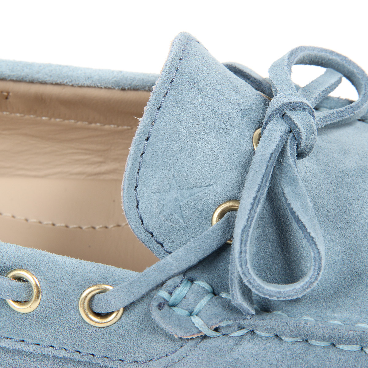 Mocasín Andrew Charles para mujer azul claro CAMILLA
