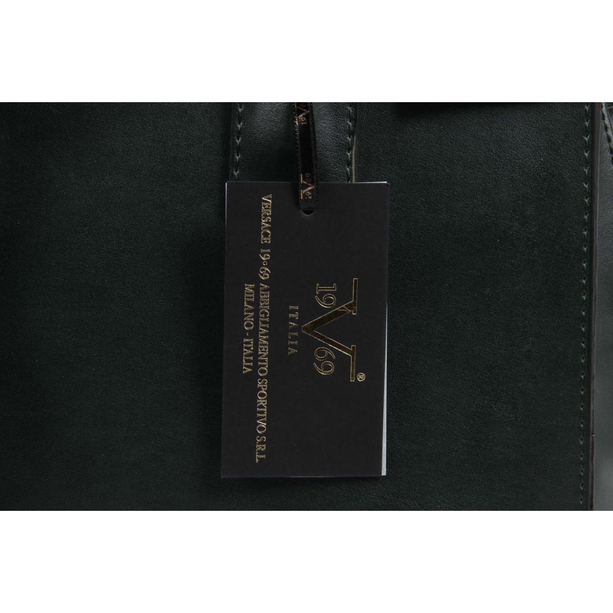 Bolso de mano para mujer V 1969 Italia VE08 VERDE OSCURO