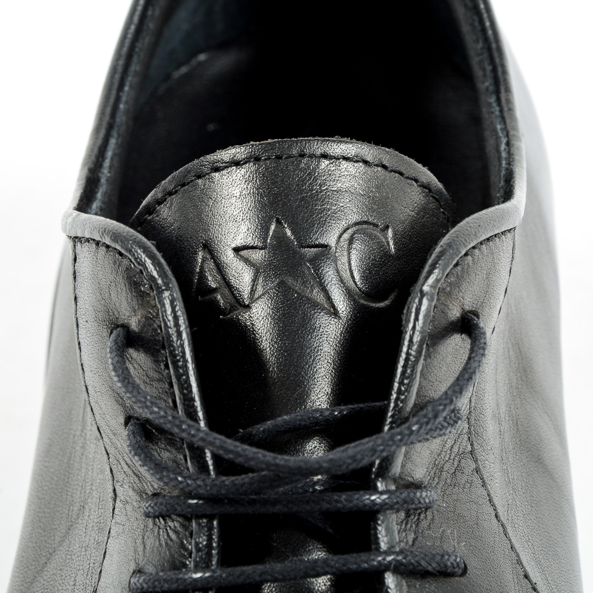 Andrew Charles Mens Lace Up Shoe Black JIMI