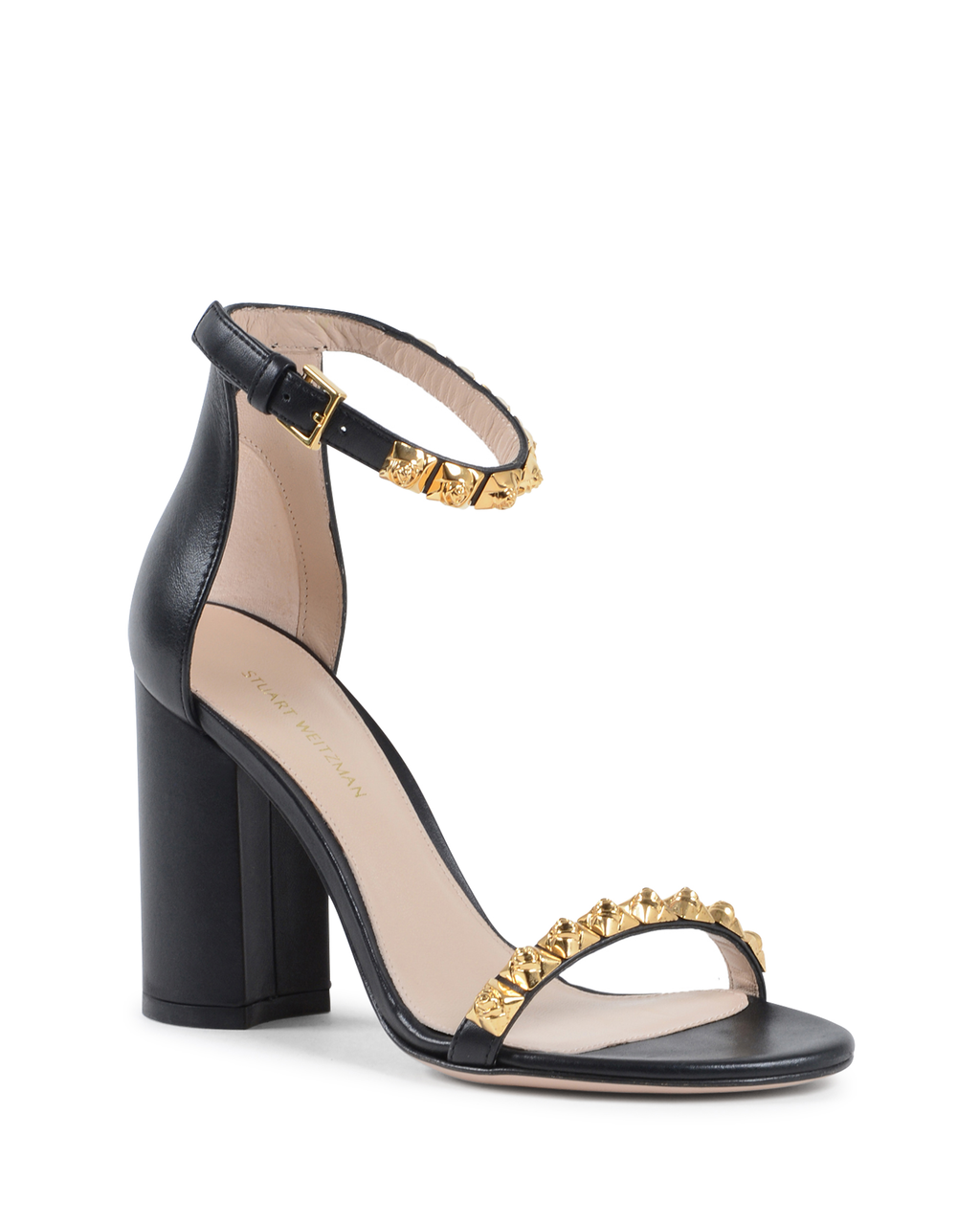Stuart Weitzman Sandalia con tira al tobillo para mujer Negra ROSEMARIE