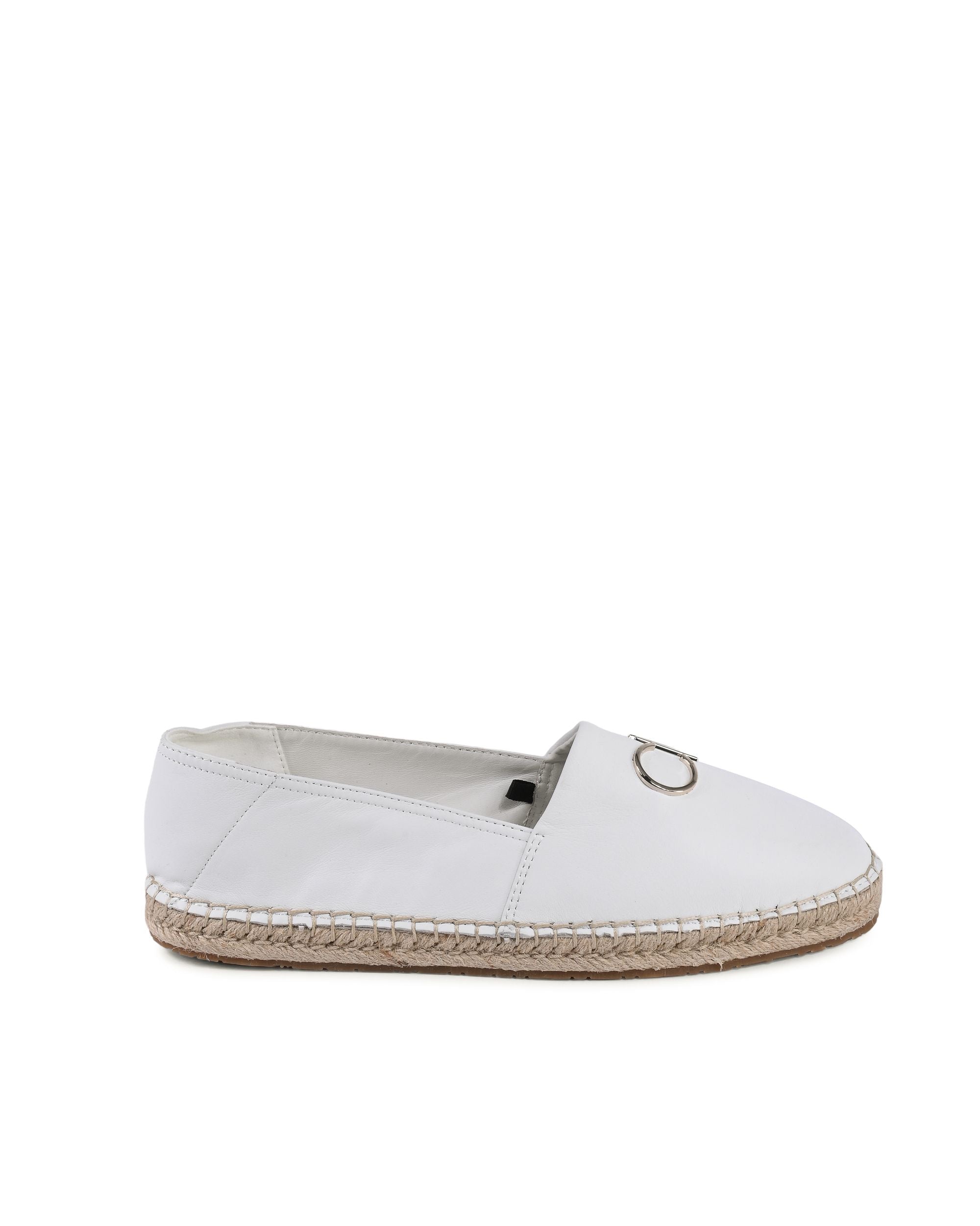 Alpargatas Calvin Klein para mujer blancas HW0HW00740YAF