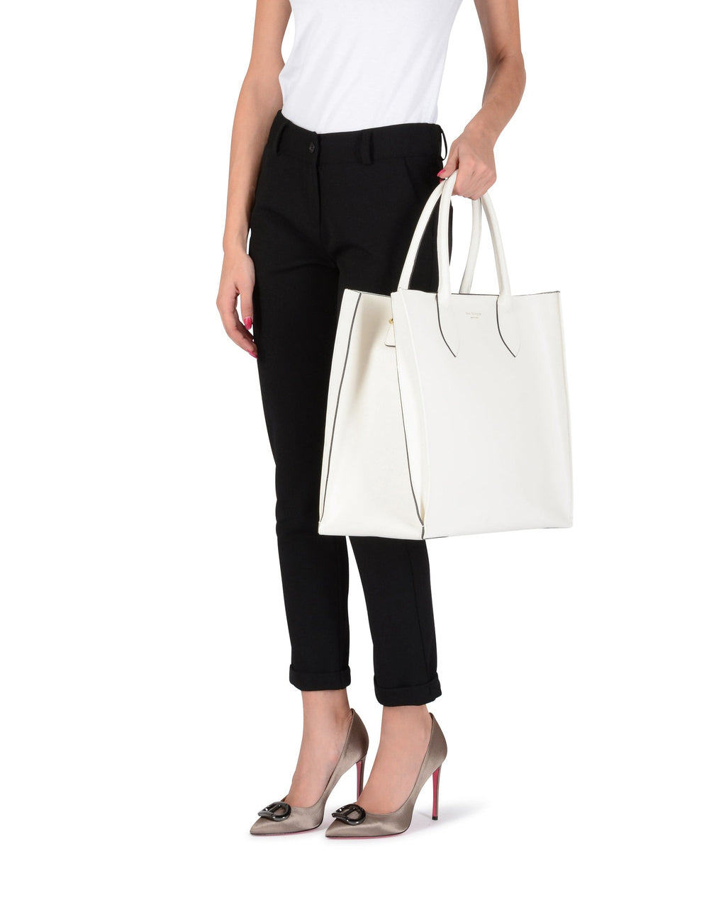 Bolso de mano blanco