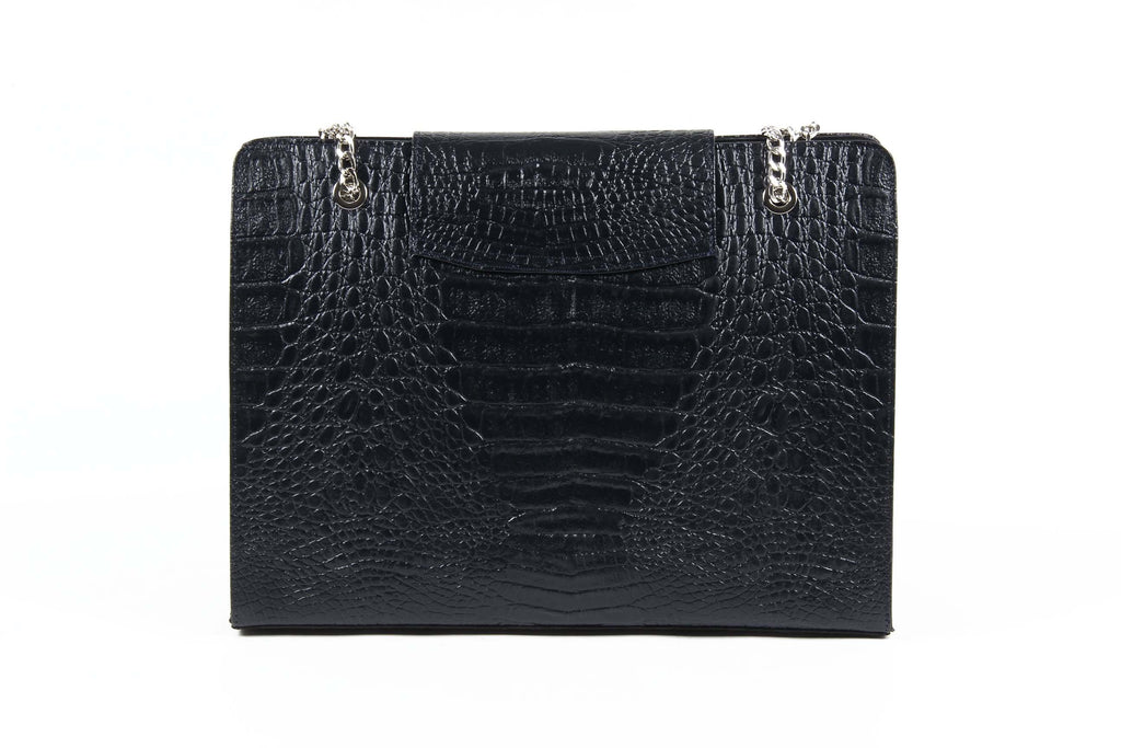 Bolso de mano para mujer V 1969 Italia ARC02 GRETA COCCO AZUL