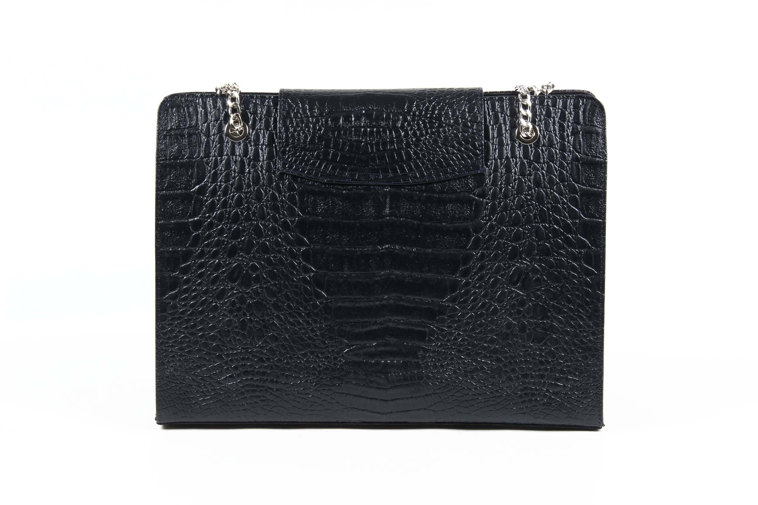 Bolso de mano para mujer V 1969 Italia ARC02 GRETA COCCO AZUL