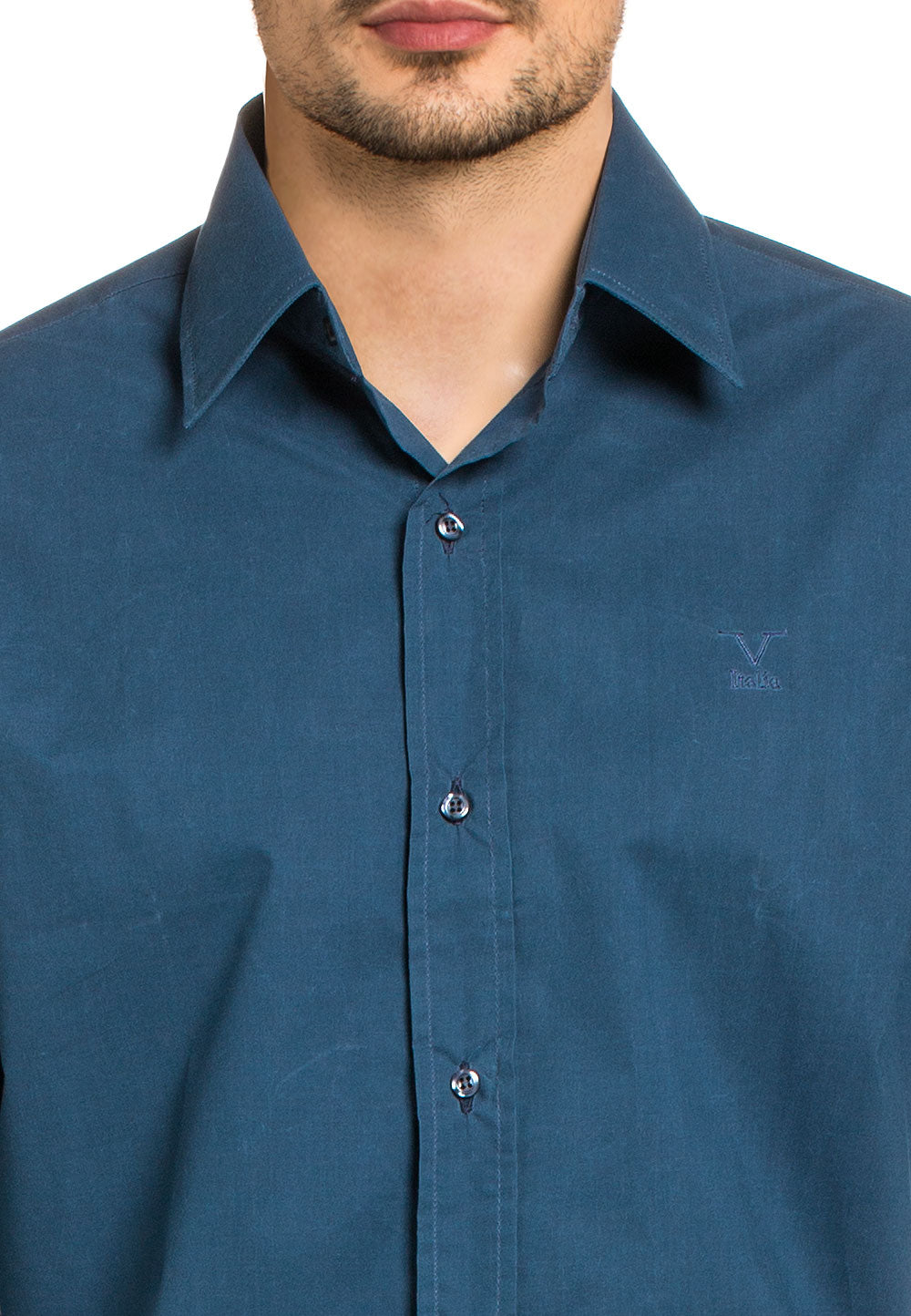 Camisa clásica moderna de corte italiano para hombre V 1969 377 ART. 11