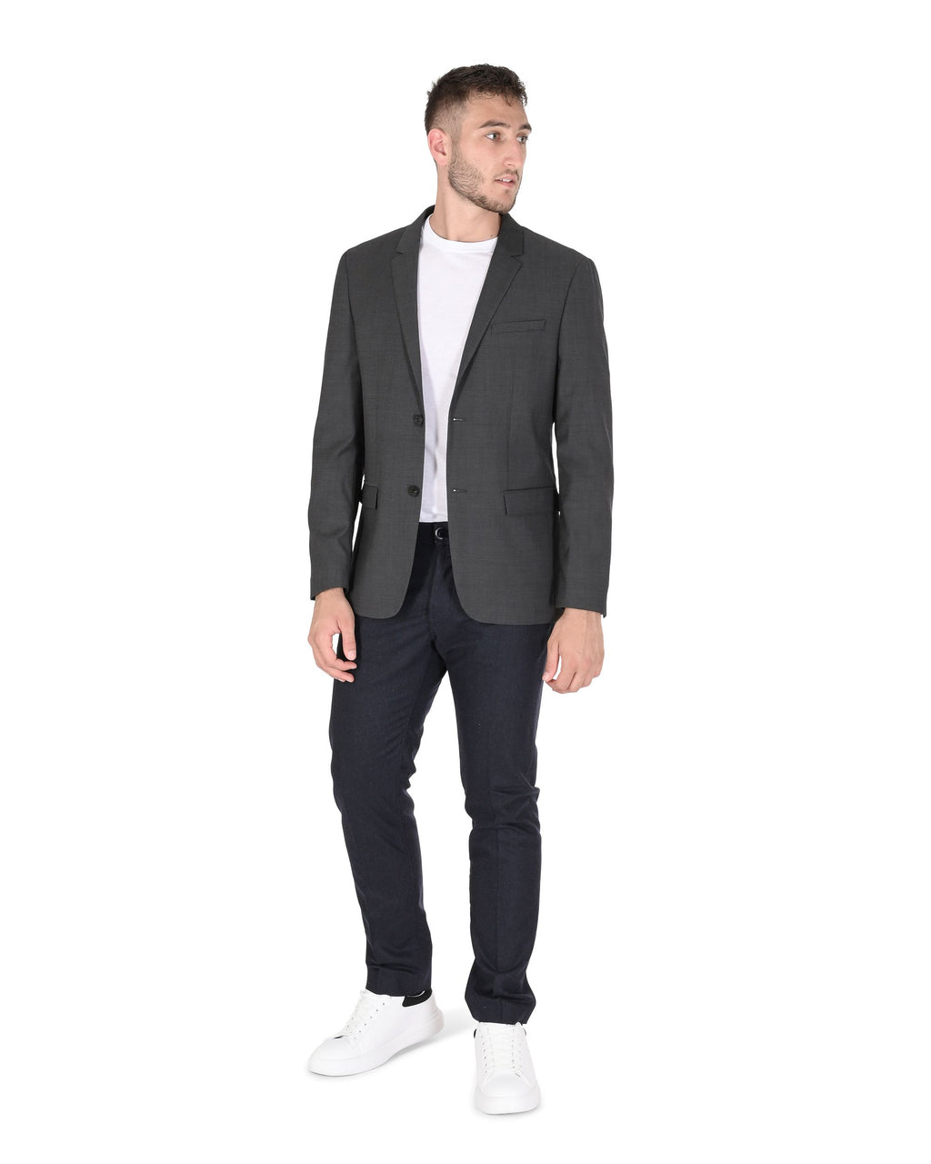 Calvin Klein Mens Blazer Grey K1IK101985038