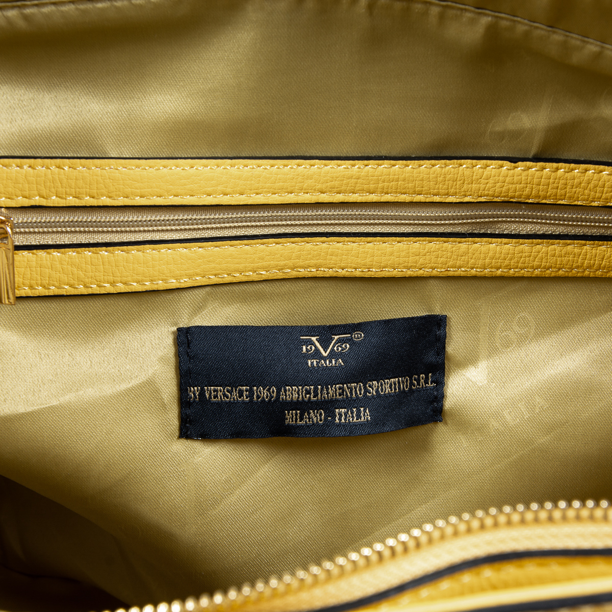 Bolso de mano para mujer V 1969 Italia amarillo SOPHIA