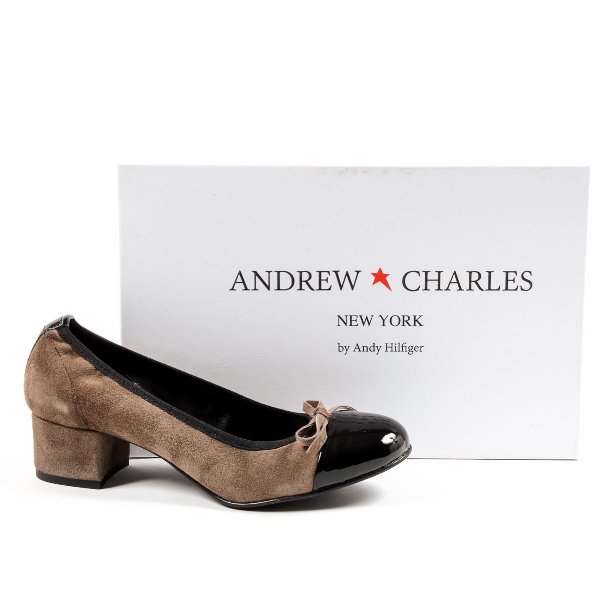 Andrew Charles Womens Ballerina Taupe FLORENCE