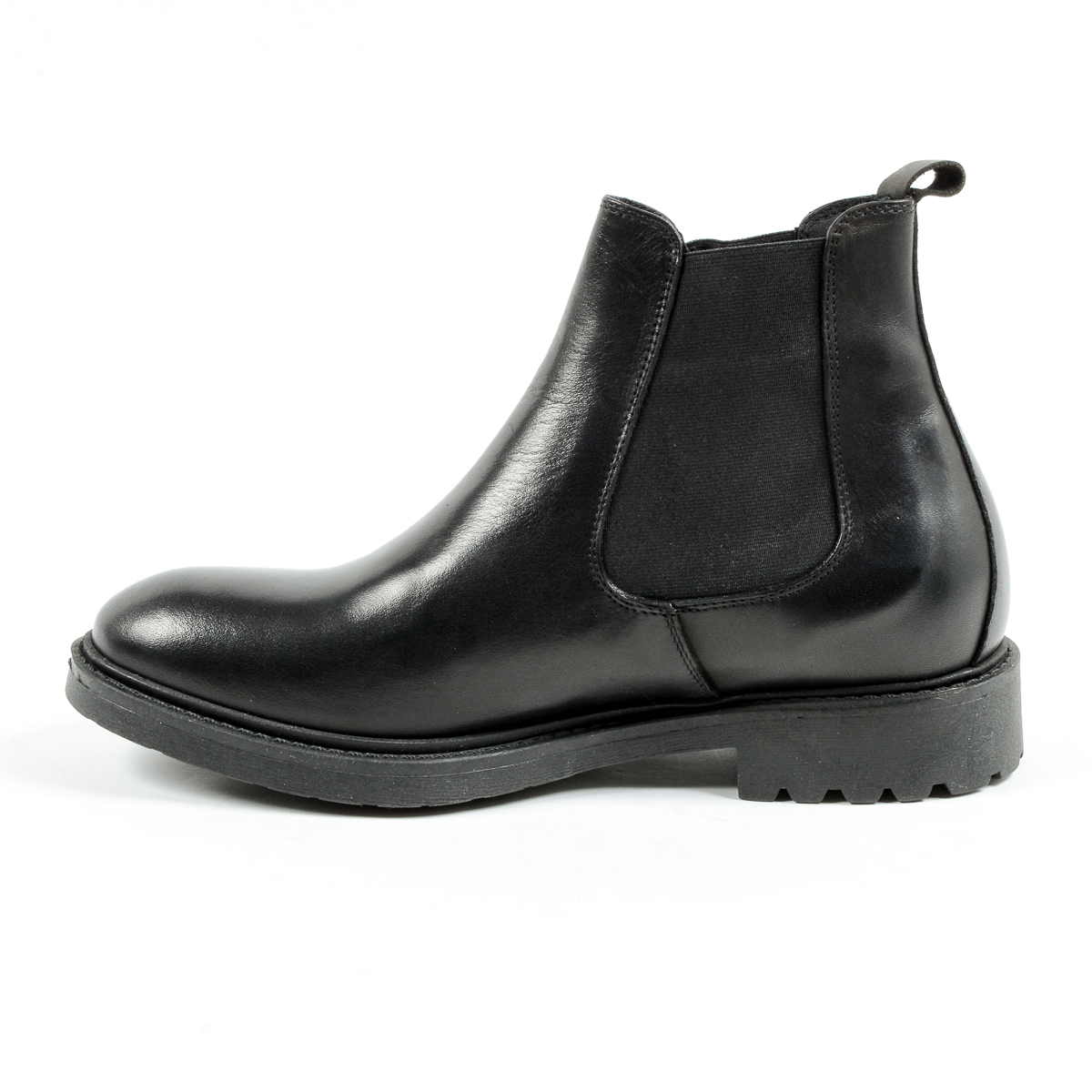 Andrew Charles Mens Ankle Boot Black KID