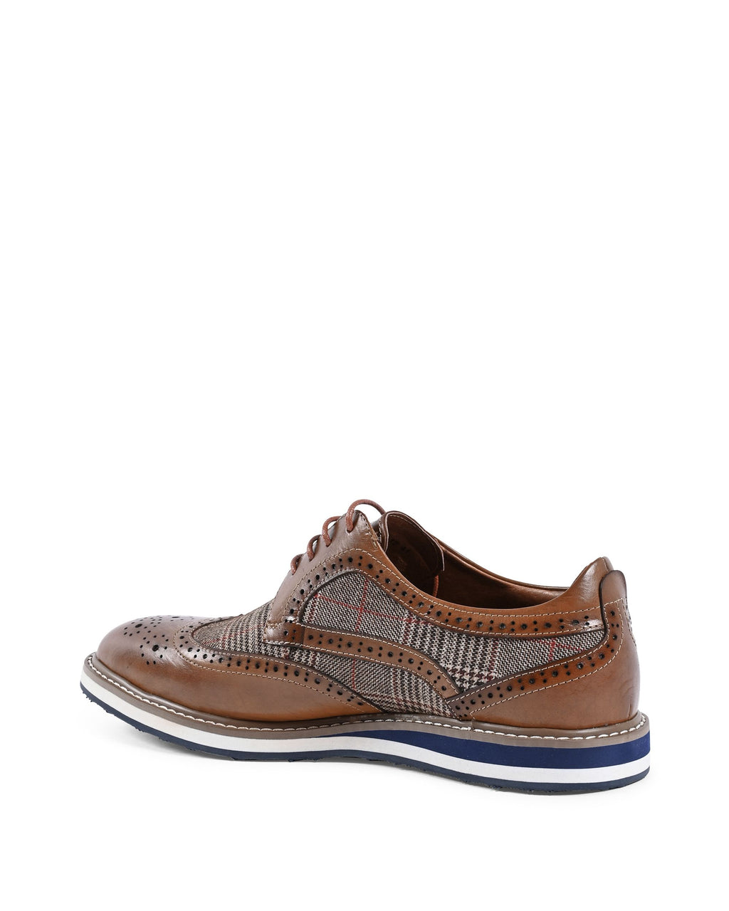 19V69 Italia Zapatos con cordones para hombre marrón YO F1605-012 TABACCO