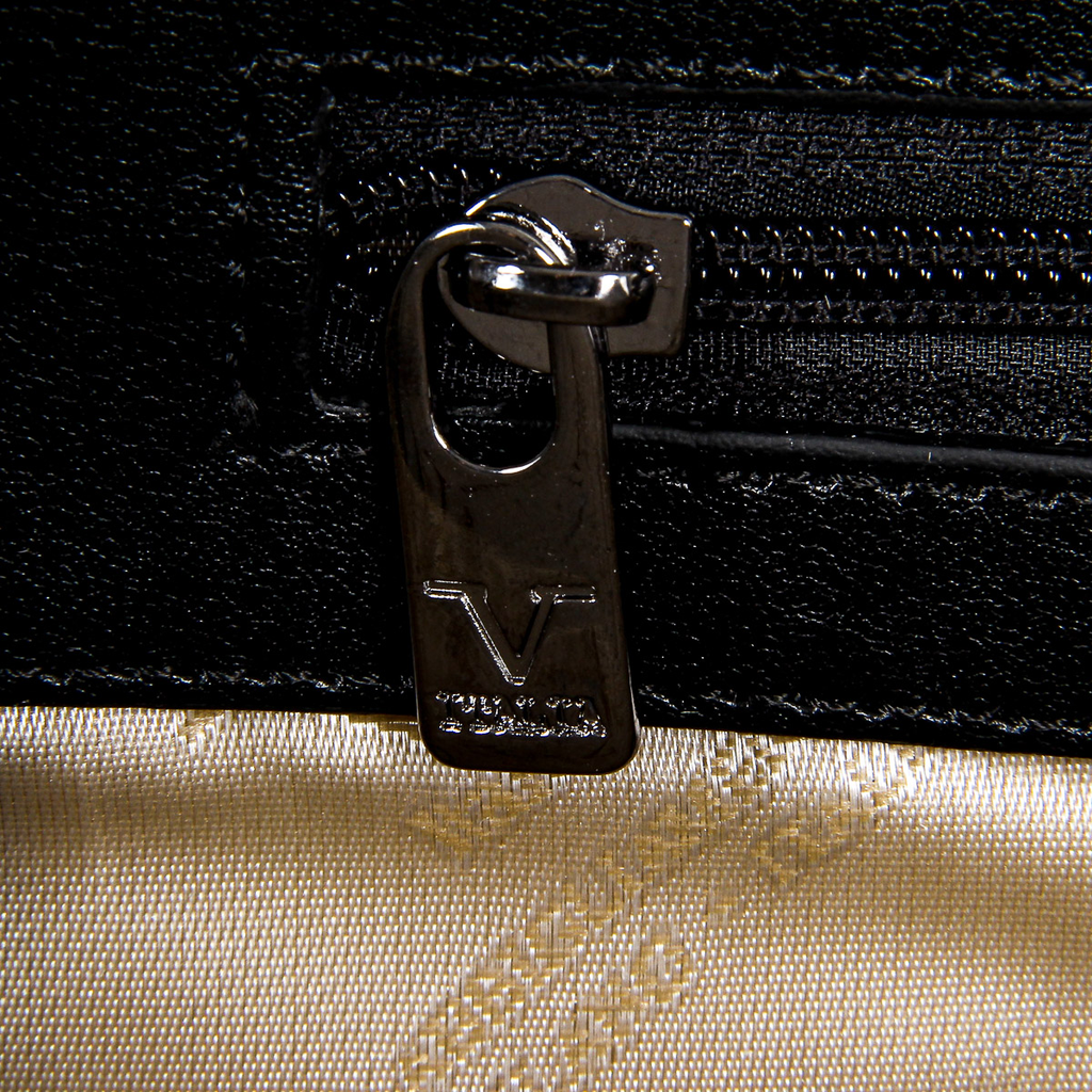 Bolso de mano para hombre V 1969 Italia negro EVAN