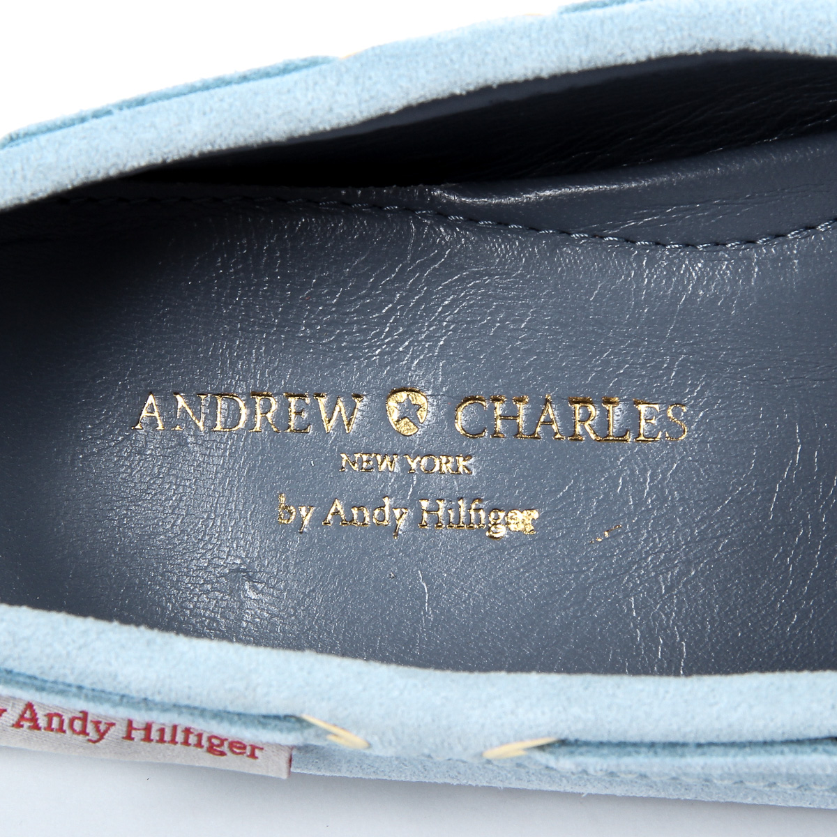 Andrew Charles Mocasín para mujer Azul Claro SUNDAY