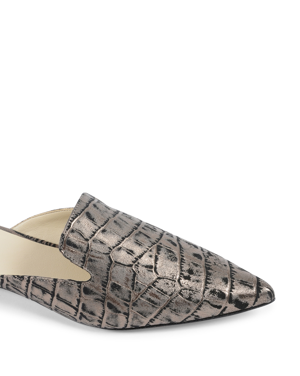 19V69 Italia Chanclas Mujer Plata SABOT DAMITA COCCO CANNA FUCILE