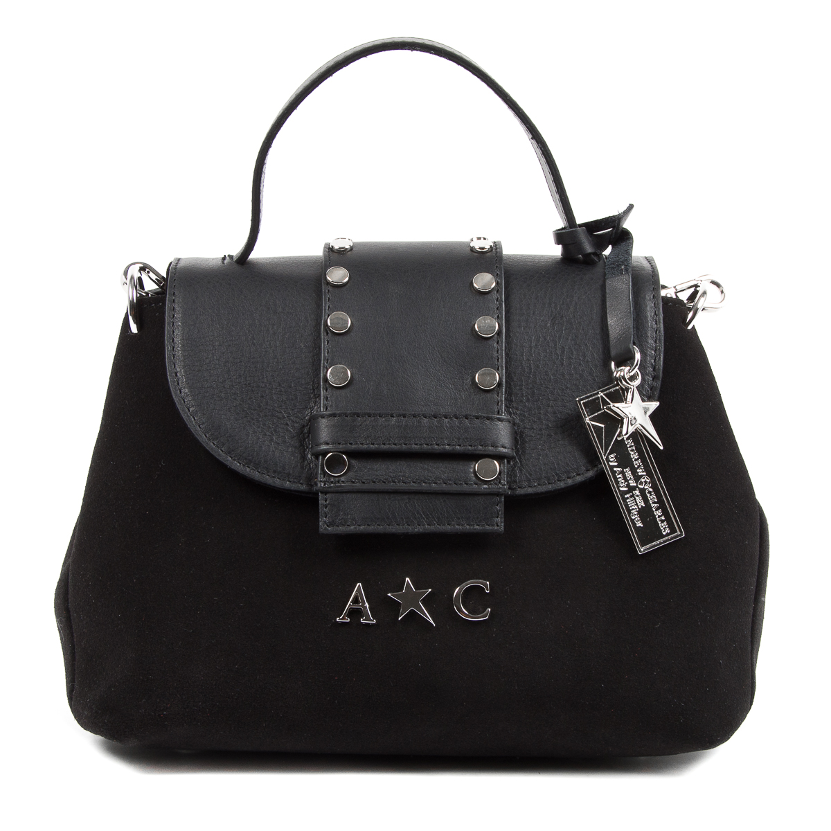 Bolso de mano para mujer Andrew Charles negro PAMELA